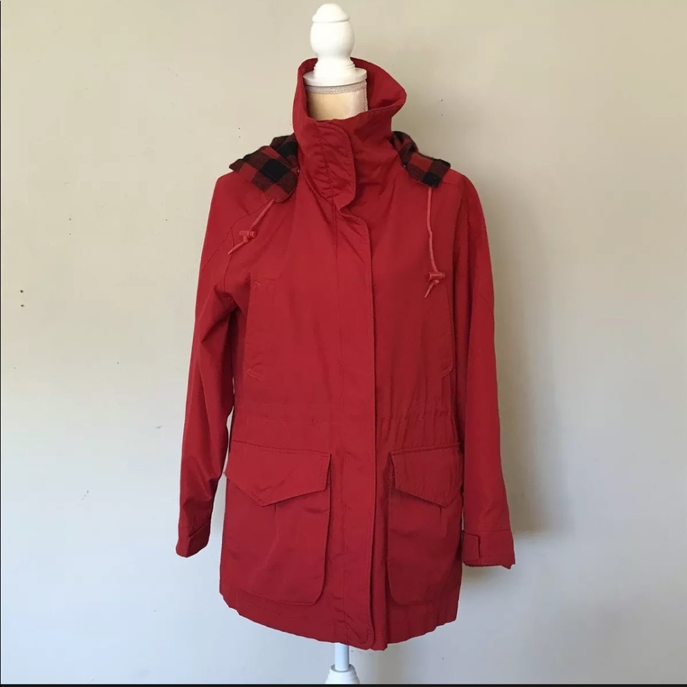 Vintage Rugged American Jacket Red Buffalo Check S